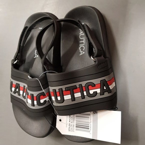 Nautica Kids Slide Sandals - Size 9 - Picture 4 of 4